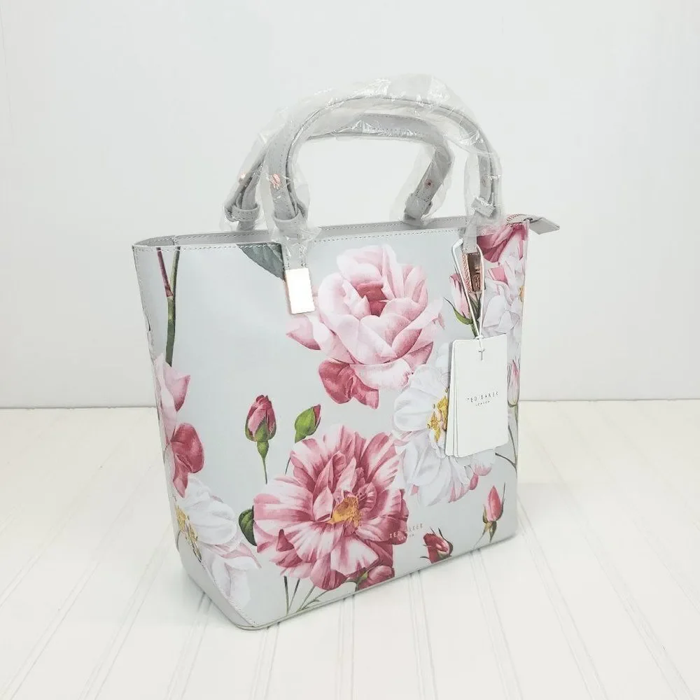 Ted Baker London Jovelle Floral Leather Tote